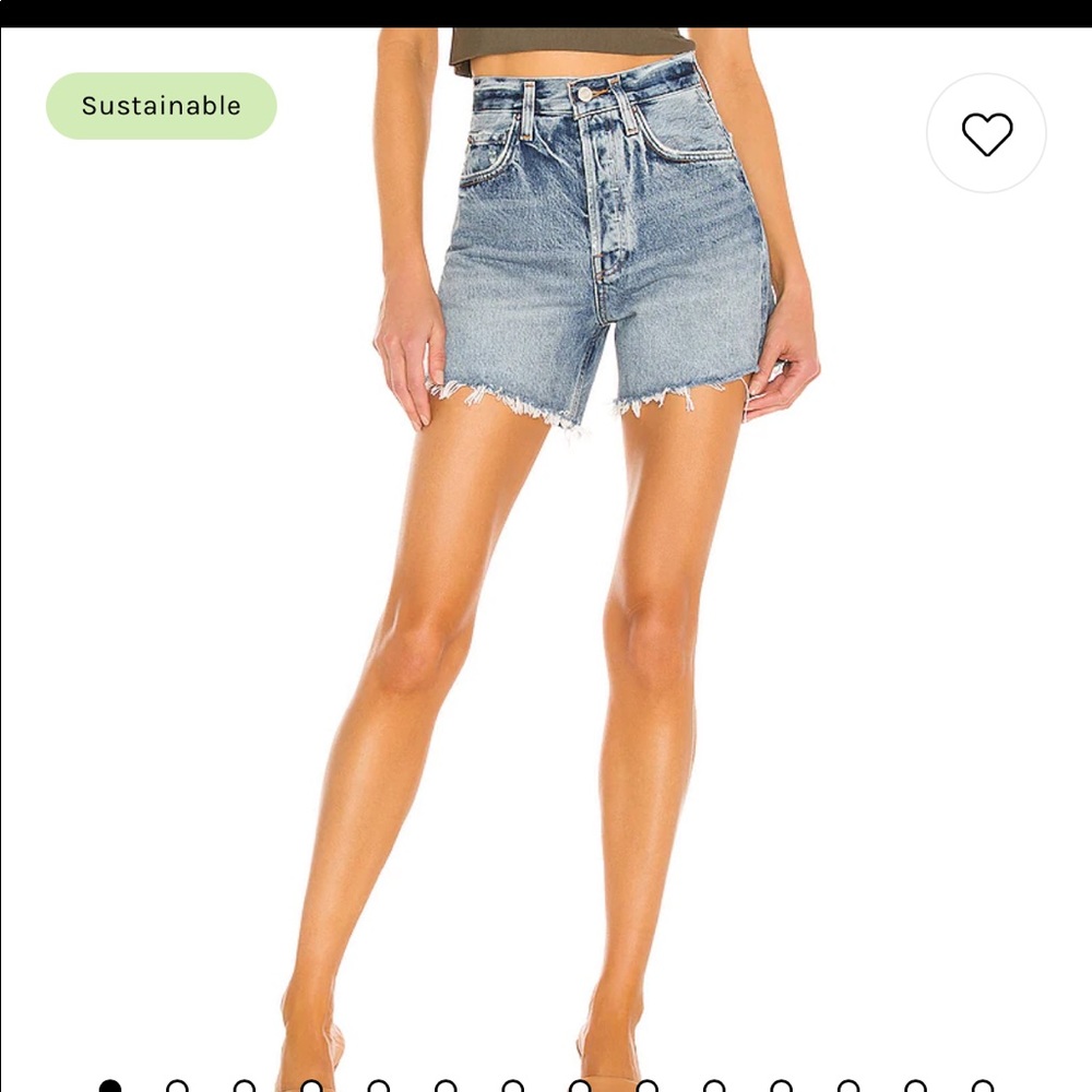 Brand new never worn agolde jean shorts size 28